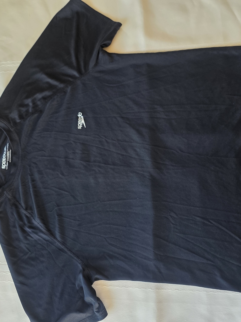 Speedo Men's Black Short Sleeve Performance Tee